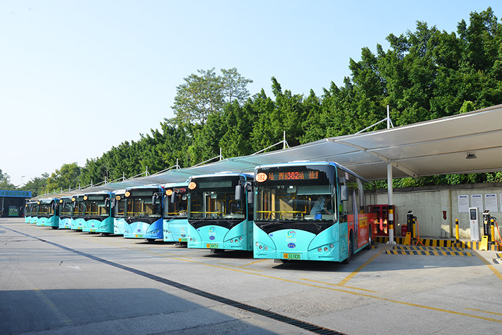 官龍村公交站充電站工程